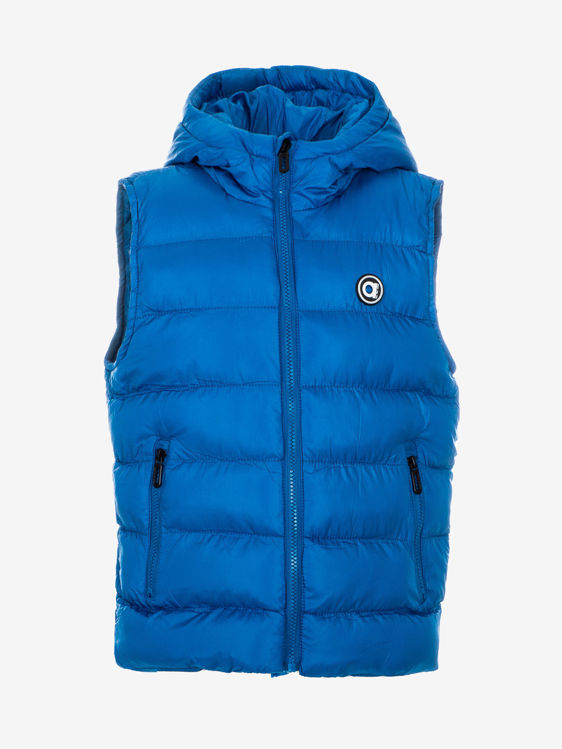 Picture of BS1008 PUFFED SLEEVELESS  HOODED JACKET-IDEAL FOR RAINY DAYS